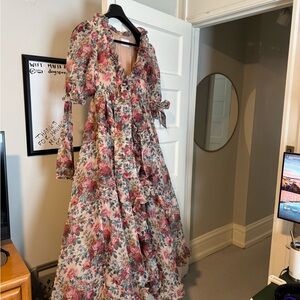 Floral Selkie Gown